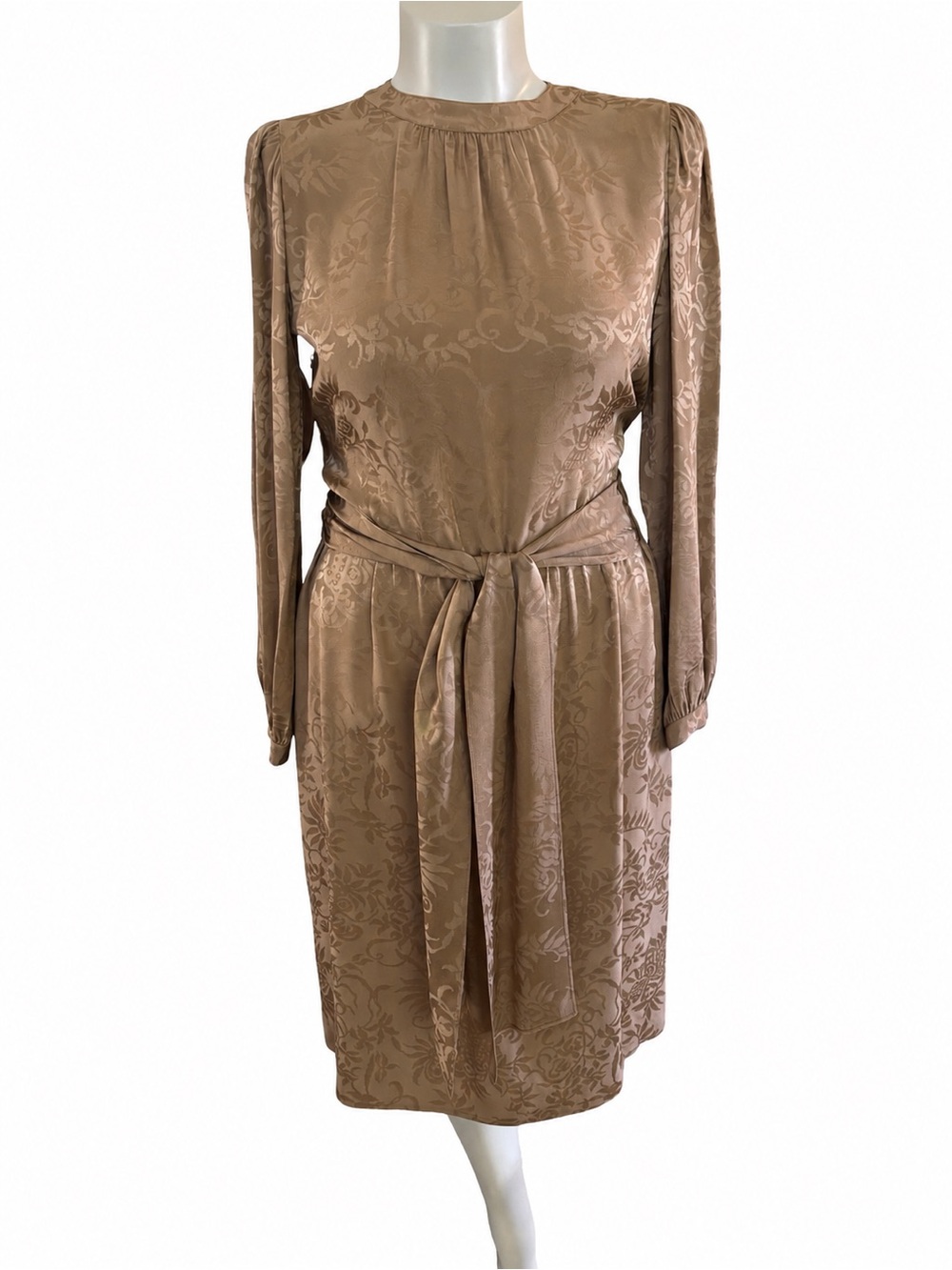 Vintage Jerry Regenbogen 100% Silk Belted Dress from Nordstrom